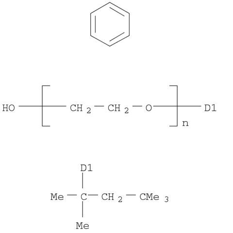 Polyethylene glycol mono(octylphenyl) ether                                                                                                                                                             